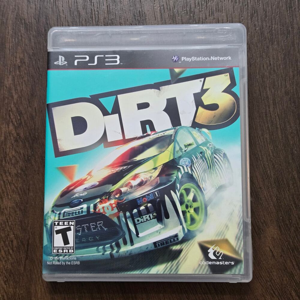 Dirt 3 for PS3 – CIB (Complete in Box)